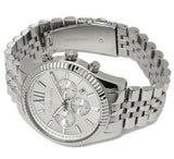  Shop Authentic Michael Kors Lexington Silver Dial Silver Steel Strap Watch for Men - MK8405 - Luxxuri