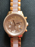 Shop Authentic Michael Kors Tibby Chronograph Crystals Rose Gold Dial Rose Gold Steel Strap Watch For Women - MK6826 - Luxxuri