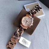  Shop Authentic Michael Kors Runway Rose Gold Dial Two Tone Steel Strap Watch for Women - MK4269 - Luxxuri