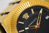  Shop Authentic Versace Chain Reaction Quartz Black Dial Two Tone Steel Strap Watch for Men - VEDY00619 - Luxxuri