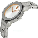  Shop Authentic Movado Bold Silver Dial Silver Steel Strap Watch For Women - 3600084 - Luxxuri
