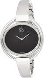  Shop Authentic Calvin Klein Impetuous Black Dial Silver Steel Strap Watch for Women - K4F2N111 - Luxxuri