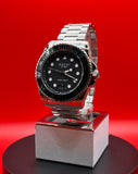 Shop Authentic Gucci Dive Analog Black Dial Silver Steel Strap Watch For Men - YA136208 - Luxxuri