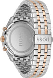  Shop Authentic Hugo Boss Associate Chronograph Black Dial Two Tone Steel Strap Watch for Men - 1513840 - Luxxuri
