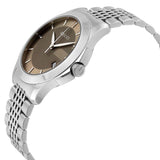  Shop Authentic Gucci G Timeless Brown Dial Silver Steel Strap Watch For Men - YA126406 - Luxxuri