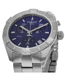  Shop Authentic Tissot PR 100 Sport Quartz Chronograph Blue Dial Silver Steel Strap Watch For Men - T101.617.11.041.00 - Luxxuri