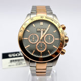  Shop Authentic Hugo Boss Ikon Grey Dial Two Tone Steel Strap Watch for Men - 1513339 - Luxxuri