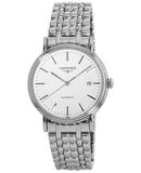 Shop Authentic Longines Presence Automatic White Dial Silver Steel Strap Watch for Men - L4.921.4.12.6 - Luxxuri