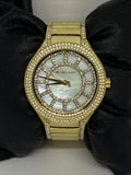  Shop Authentic Michael Kors Kerry Mother of Pearl Dial Gold Steel Strap Watch for Women - MK3312 - Luxxuri