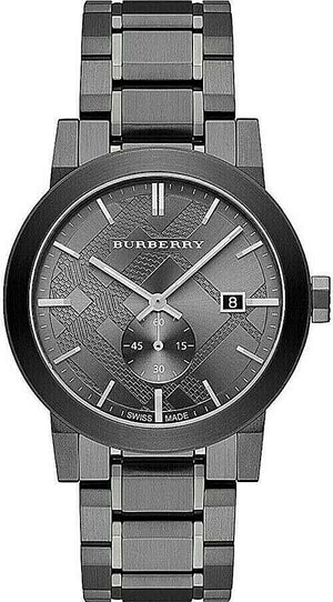  Shop Authentic Burberry The City Black Dial Black Steel Strap Watch for Men - BU9902 - Luxxuri