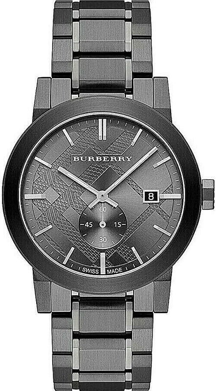  Shop Authentic Burberry The City Black Dial Black Steel Strap Watch for Men - BU9902 - Luxxuri