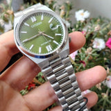  Shop Authentic Citizen x Pantone Automatic Peaceful Green Dial Silver Steel Strap Watch For Men - NJ0158-89Z - Luxxuri