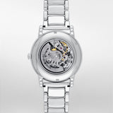  Shop Authentic Emporio Armani Meccanico Skeleton Silver Dial Silver Steel Strap Watch For Men - AR1980 - Luxxuri
