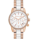  Shop Authentic Michael Kors Ritz White Dial Two Tone Steel Strap Watch for Women - MK6324 - Luxxuri