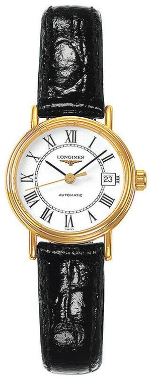 Shop Authentic Longines Presence Automatic White Dial Black Watch for Women - L4.321.2.11.2 - Luxxuri