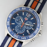  Shop Authentic Tag Heuer Formula 1 Chronograph 43mm Blue Dial NATO Strap Watch for Men - CAZ1014.FC8196 - Luxxuri