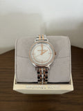  Shop Authentic Michael Kors Cinthia Mother of Pearl Dial Two Tone Steel Strap Watch For Women - MK3831 - Luxxuri