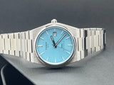  Shop Authentic Tissot PRX Powermatic 80 Ice Blue Tiffany Dial Silver Steel Strap Watch for Men - T137.407.11.351.00 - Luxxuri
