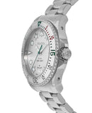  Shop Authentic Gucci Dive Quartz White Dial Silver Steel Strap Watch For Men - YA136336 - Luxxuri