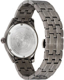  Shop Authentic Versace Greca Time Quartz Black Dial Grey Steel Strap Watch for Men  - VE3K00622 - Luxxuri