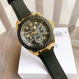  Shop Authentic Guess Zena Chronograph Black Dial Black Rubber Strap Watch For Women - W1094L6 - Luxxuri