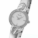  Shop Authentic Bulova Crystal Pendant Silver Dial Silver Steel Strap Watch for Women - 96X111 - Luxxuri