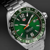  Shop Authentic Tag Heuer Formula 1 Limited Edition Green Dial Silver Steel Strap Watch for Men - WAZ1017.BA0842 - Luxxuri
