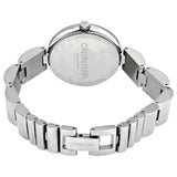  Shop Authentic Calvin Klein Wavy Black Dial Silver Steel Strap Watch for Women - K9U23141 - Luxxuri
