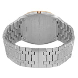 Shop Authentic Gucci 25H Quartz Gold Dial Silver Steel Strap Watch for Men - YA163405 - Luxxuri