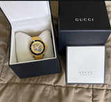  Shop Authentic Gucci Dive Tiger Yellow Dial Yellow Rubber Strap Watch For Men - YA136317 - Luxxuri