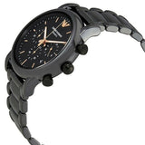  Shop Authentic Emporio Armani Luigi Ceramic Chronograph Black Dial Black Strap Watch For Men - AR1509 - Luxxuri