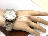  Shop Authentic Versace Greca Action Chronograph Quartz Silver Dial Two Tone Steel Strap Watch for Men - VE3J00522 - Luxxuri