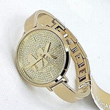  Shop Authentic Michael Kors Parker Crystals Gold Dial Gold Steel Strap Watch For Women - MK4469 - Luxxuri