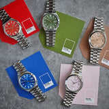  Shop Authentic Citizen x Pantone Automatic Peaceful Green Dial Silver Steel Strap Watch For Men - NJ0158-89Z - Luxxuri