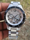  Shop Authentic Marc Jacobs Rock Chronograph White Dial Silver Steel Strap Watch for Men - MBM5027 - Luxxuri