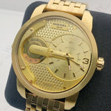 Shop Authentic Diesel Mini Daddy Gold Dial Gold Steel Strap Watch For Men - DZ7306 - Luxxuri