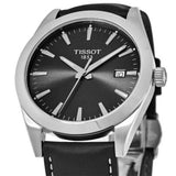  Shop Authentic Tissot Gentleman Black Dial Black Leather Strap Watch For Men - T127.410.16.051.00 - Luxxuri