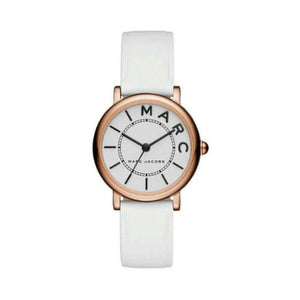  Shop Authentic Marc Jacobs Roxy White Dial White Leather Strap Watch for Women - MJ1562 - Luxxuri