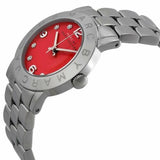  Shop Authentic Marc Jacobs Amy Red Dial Silver Steel Strap Watch for Women - MBM3335 - Luxxuri