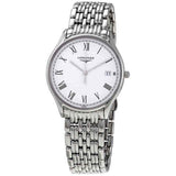  Shop Authentic Longines Lyre White Dial Silver Stainless Steel Watch for Women - L4.259.4.11.6 - Luxxuri