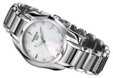  Shop Authentic Tissot T Wave Mother of Pearl Dial Two Tone Steel Strap Watch For Women - T023.210.11.117.00 - Luxxuri