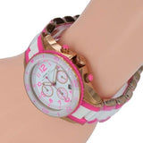  Shop Authentic Marc Jacobs Rock Chronograph White Dial Two Tone Silicone Strap Watch for Women - MBM2593 - Luxxuri