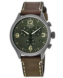  Shop Authentic Tissot T Sport Chrono XL Green Dial Brown Leather Strap Watch For Men - T116.617.36.097.00 - Luxxuri