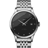  Shop Authentic Longines Record Automatic Stainless Steel 40mm Watch for Men - L2.821.4.57.6 - Luxxuri