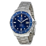  Shop Authentic Tag Heuer Aquaracer Caliber 5 Automatic Blue Dial Silver Steel Strap Watch for Men - WAN2111.BA0822 - Luxxuri