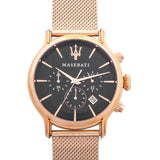  Shop Authentic Maserati Epoca Black Dial Gold Mesh Bracelet Watch For Men - R8873618005 - Luxxuri
