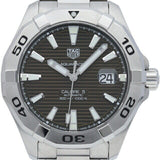  Shop Authentic Tag Heuer Aquaracer Calibre 5 Automatic Sunray Brown Dial Silver Steel Strap Watch for Men - WAY2018.BA0927 - Luxxuri