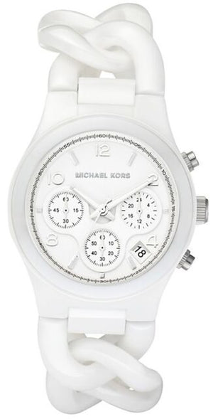  Shop Authentic Michael Kors Ceramic White Dial White Steel Strap Watch for Women - MK5387 - Luxxuri