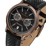  Shop Authentic Maserati Legend Chronograph Black Dial Black Leather Strap Watch For Men - R8871638001 - Luxxuri