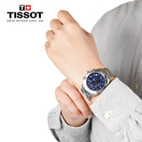  Shop Authentic Tissot PR 100 Sport Quartz Chronograph Blue Dial Silver Steel Strap Watch For Men - T101.617.11.041.00 - Luxxuri